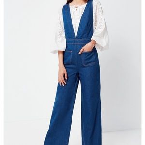 Urban Outfitters Eleanor Denim Jumpsuit/Overalls